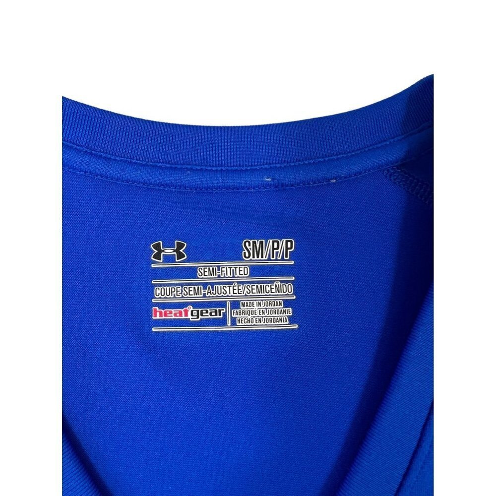 Under Armour Women's Royal Blue Semi-Fitted Shirt - Picture 3 of 5